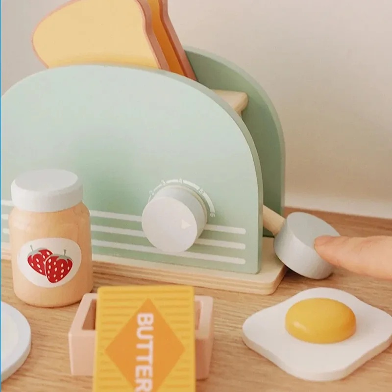 Ahşap Simülasyon Tost Makinesi - Kids Outdoor Kitchen Accessories incelemesi ve fiyatı